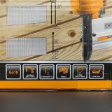 Αεροκαρφωτικό Διχάλων και Καρφιών (Καρφιά 15-50mm - Δίχαλα 16-40mm 18Ga) Ingco ACN50401