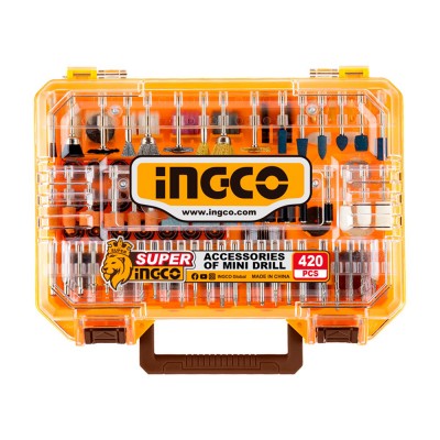 Εξαρτήματα Μίνι Δραπάνου Σετ 420 τεμ. Ingco AKMG4208