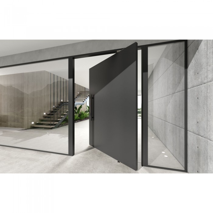 Μηχανισμός Μεντεσέ PIVΟΤ για Τοποθέτηση στο Δάπεδο Inox Anodized Panidis 12-MPH-150-S-14