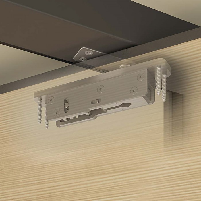 Μηχανισμός Μεντεσέ PIVΟΤ για Τοποθέτηση στο Δάπεδο Inox Anodized Panidis 12-MPH-150-S-14