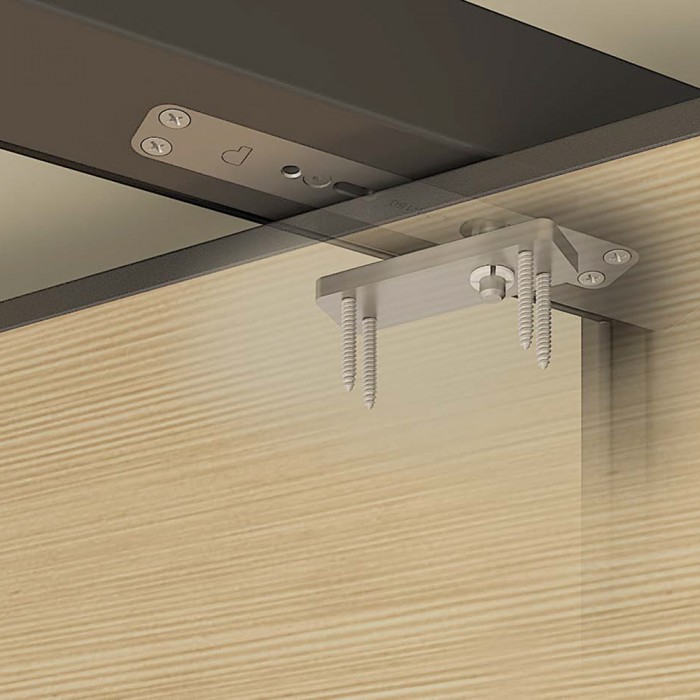 Μηχανισμός Μεντεσέ PIVΟΤ για Τοποθέτηση στο Δάπεδο Inox Anodized Panidis 12-MPH-150-S-14