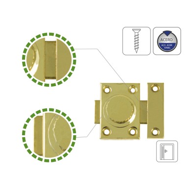 Συρτάκι Πόρτας απο Αλουμίνιο Amig 385 - 35mm Χρυσό AMIG - SPAIN
