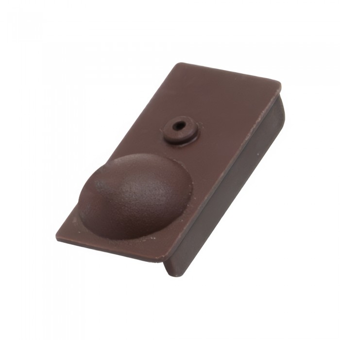Πόδι - Πατίνι Επίπλων Π16 Πλαστικό Καφέ