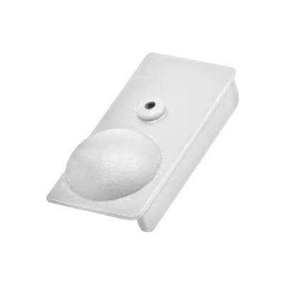 Πόδι - Πατίνι Επίπλων Π16 Πλαστικό Λευκό