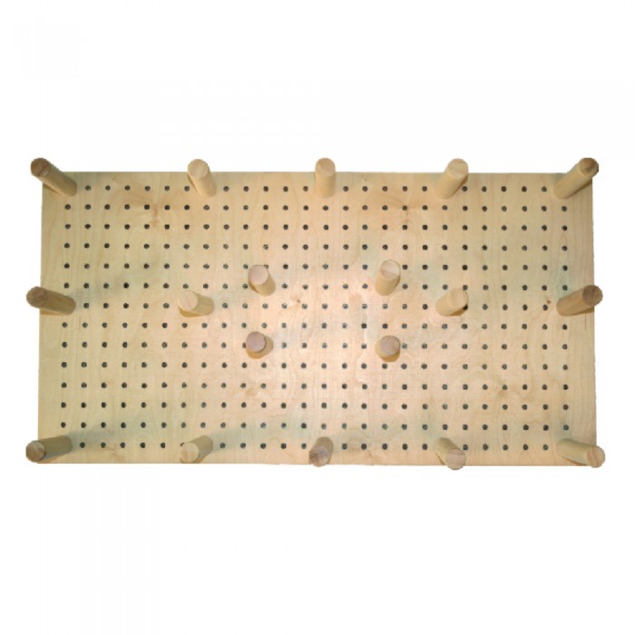 Πιατοθήκη Ξύλινη 1120x482x15mm με 18 Πασαλάκια Σημύδα EuroFit 130806.0024