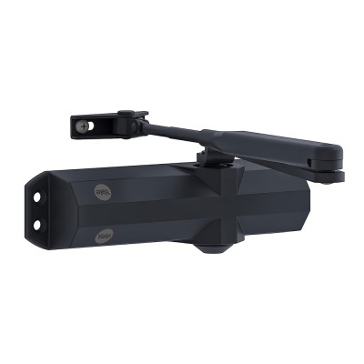 Σούστα Επαναφοράς πόρτας με Ρυθμιζόμενη Δύναμη Κλεισίματος No2-4 Μαύρη Yale Series 4000 23002511