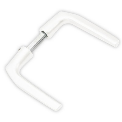 Πόμολο Κοφτο Αλουμινίου Χωρίς Ροζέτα Λευκό MARTIN 08932