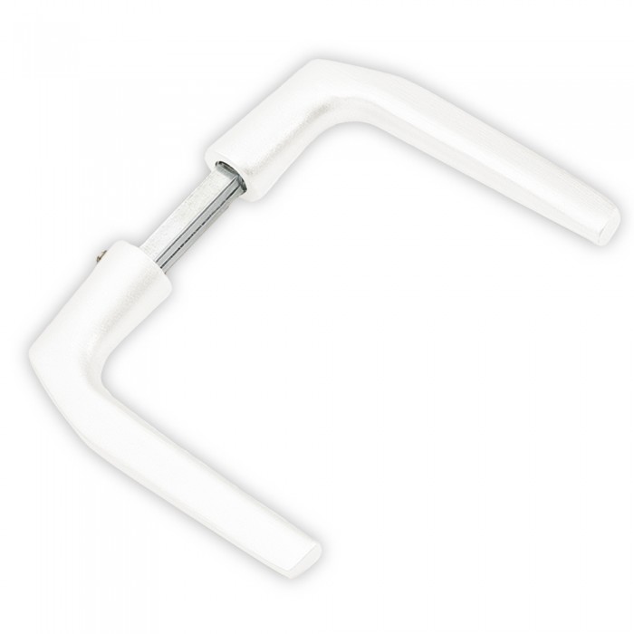 Πόμολο Κοφτο Αλουμινίου Χωρίς Ροζέτα Λευκό MARTIN 08932