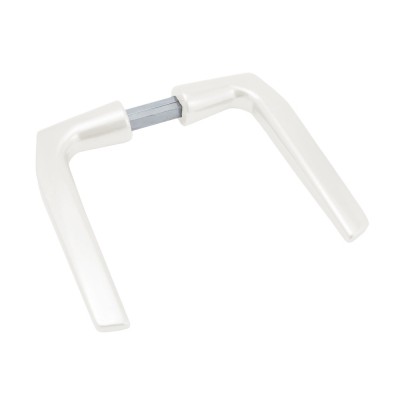 Πόμολο Κοφτο Αλουμινίου Χωρίς Ροζέτα Λευκό MARTIN 08932