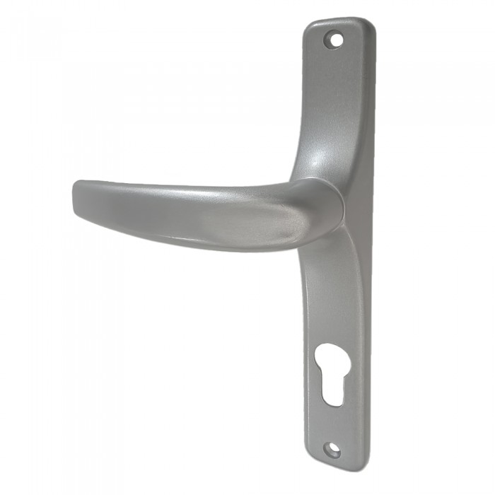 Πόμολο Ελατηρίου με Πλάκα 23x3cm Ασημί Neoxal 140-4 SL (1 Τεμάχιο)