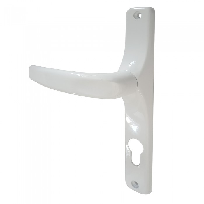 Πόμολο Ελατηρίου με Πλάκα 23x3cm Λευκό Neoxal 140-4 WH (1 Τεμάχιο)