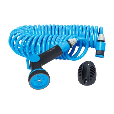 Εύκαμπτο Λάστιχο Σπιράλ με Ακροφύσιο Ψεκασμού 3/8 (Ø9mm) 20m Αquacraft 880030