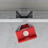 Αποστάτης Τοποθέτησης Γυψοσανίδας με Μαγνήτη 50cm Κόκκινο SPECIALIST+ SPACER 29/1-551