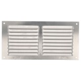 Γρίλια Εξαερισμού Αλουμινίου 100x200mm Ασημί AMIG 20187