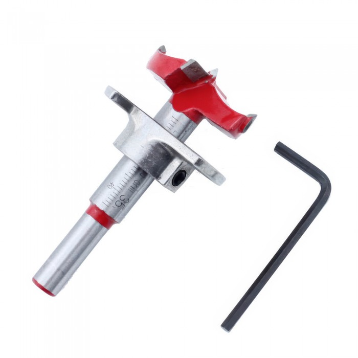 Σετ Εργαλείων  Διάτρησης Μεντεσέ με Τρυπάνι Μεντεσέ 35mm και Οδηγό Διάτρησης HFC H025