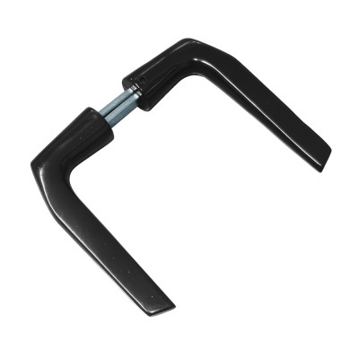 Πόμολο Κοφτό Αλουμινίου Χωρίς Ροζέτα Μαύρο Neoxal 110/20