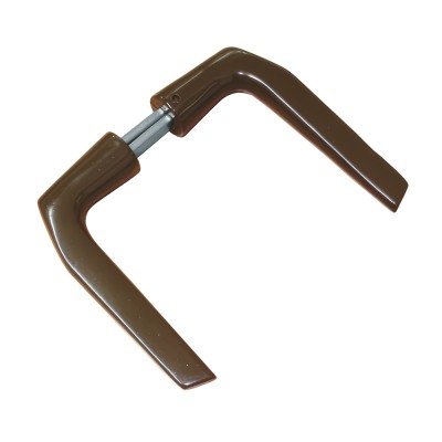 Πόμολο Κοφτό Αλουμινίου Χωρίς Ροζέτα Καφέ Neoxal 110/20