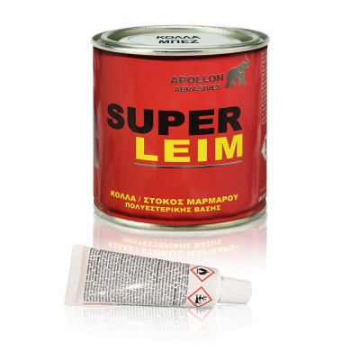 Κόλλα Μαρμάρων & Γρανιτών 950g Μπεζ Apollon Abrasives SUPER LEIM
