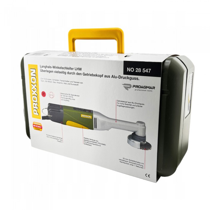 Γωνιακός Τροχός-Τριβείο Με Μακρύ Λαιμό Proxxon Micromot LHW 2854700