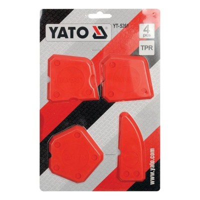 Σπάτουλες Σιλικόνης Σετ 4 Τμχ Yato YT-5261