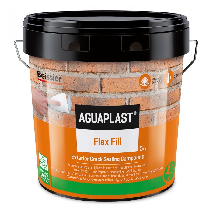 Ελαστική μαστίχη (ελαστομερής στόκος) με μικροϊνες υάλου Βeissier Aguaplast Flex Fill 5kg 70473-002