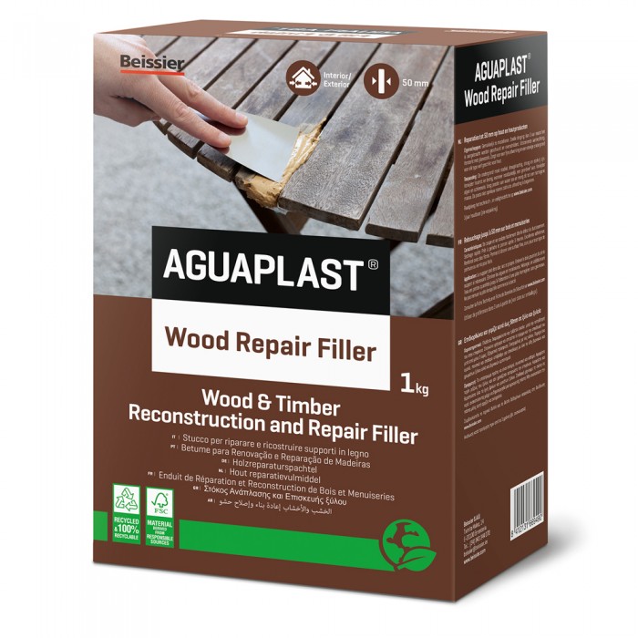 Στόκος Ανάπλασης και Επισκευής Ξύλου Beissier Aguaplast Wood Repair Filler 1Kg 70608-002