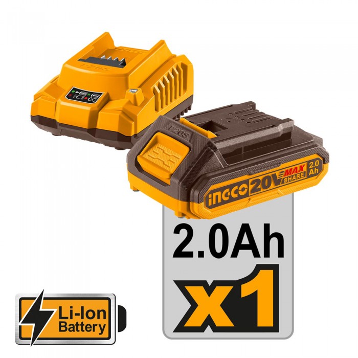 Ψεκαστήρα Πλάτης Μπαταρίας 16 Lit 20V Li-Ion Ingco CSPLI20162