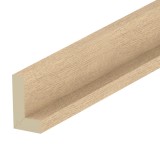 Επάνω Προφίλ (L) Gola Ξύλινο MDF Δρυς σε Βέργα Μήκους 1.40m Άβαφο