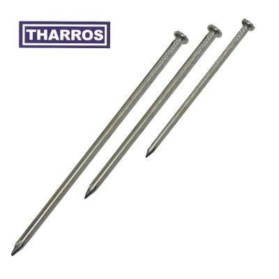 Ατσαλόκαρφα Εγχώρια Ίσια 3.5x60mm THARROS  σε Κουτί 100 Τεμάχιων