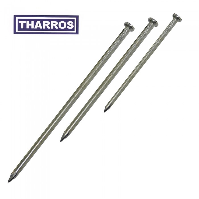 Ατσαλόκαρφα Εγχώρια Ίσια 3.5x50mm THARROS  σε Κουτί 100 Τεμάχιων