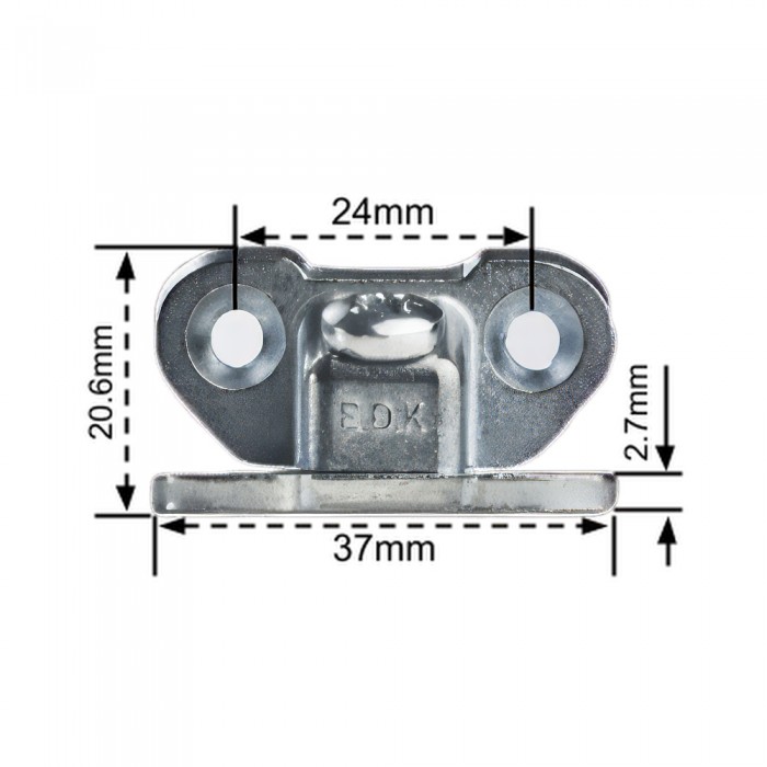 Φεράμι Μεταλλικό Γωνιακό Ντουλάπας  EDM 08-FER-E02
