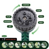 Λάστιχο Ποτίσματος Σπιράλ με Πιστόλι Εκτόξευσης  Σετ 1/2" 7.5m Grasher 100122