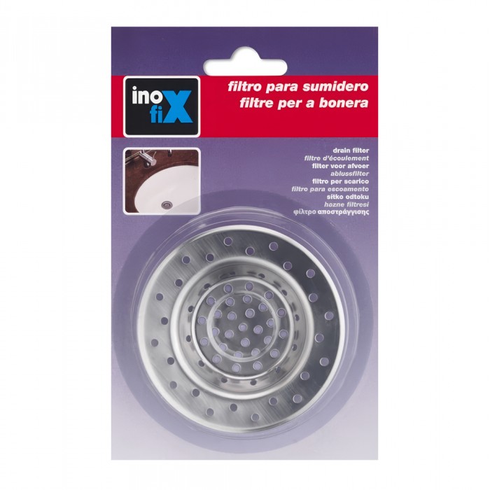 Φίλτρο Aποστράγγισης Ø52-72 mm Stainless Steel Inofix 3016-1