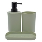 Αξεσουάρ Μπάνιου Πλαστικό Σετ 3 Τεμαχίων  Μέντα Anchor 842124