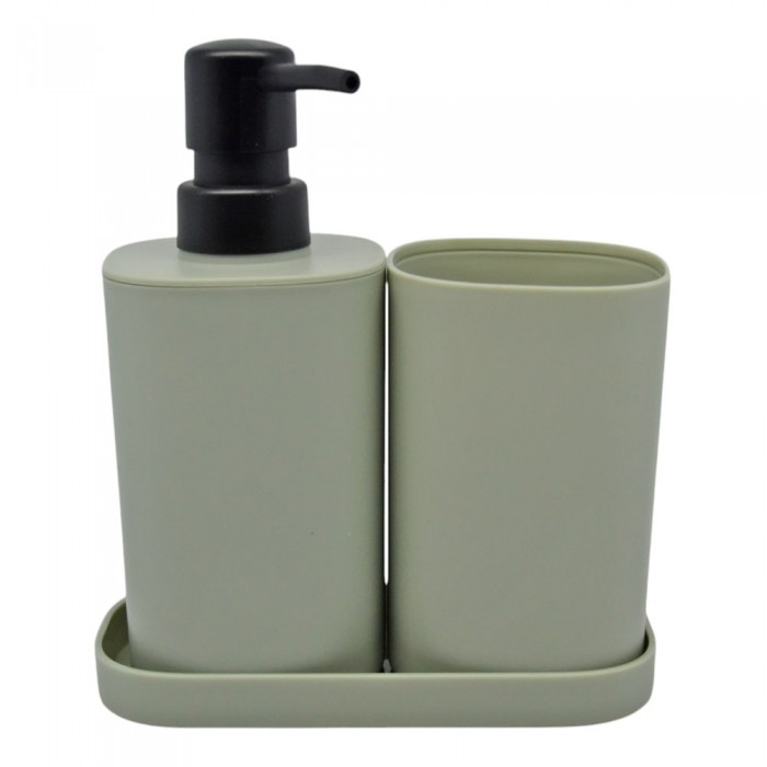 Αξεσουάρ Μπάνιου Πλαστικό Σετ 3 Τεμαχίων  Μέντα Anchor 842124