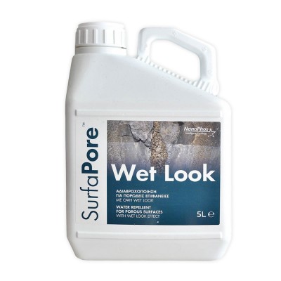 Αδιαβροχοποιητικό υδατικής βάσης για πορώδεις επιφάνειες με όψη “βρεγμένου” SurfaPore™ Wet Look NanoPhos 5Lit