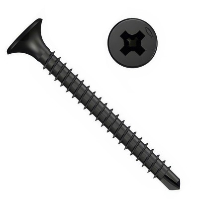 Τρυπανόβιδα Γυψοσανίδας Μαύρη Akifix TB 3.5x35mm 1000 τεμ.