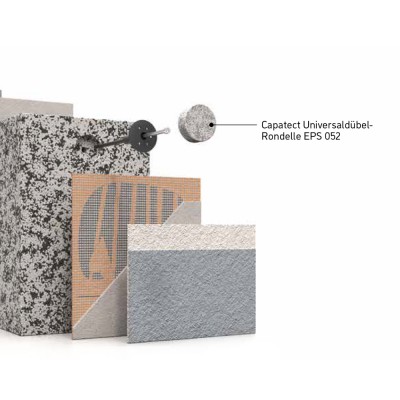 Καπάκι EPS για την κάλυψη των χωνευτών βυσμάτων CAPAROL Capatect 052/01 (Πώληση ανά Τεμάχιο)