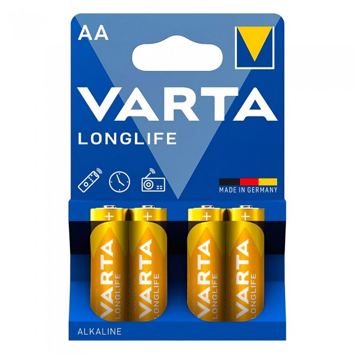 Αλκαλικές Μπαταρίες AA 1.5V Varta LongLife 4 Τεμ 4106
