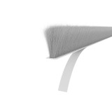 Βουρτσάκι αυτοκόλλητο 6.9x17mm Γκρι (Τιμή ανά Μέτρο)