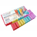 Μανταλάκια Πλαστικά 24 Τεμάχια Holstar