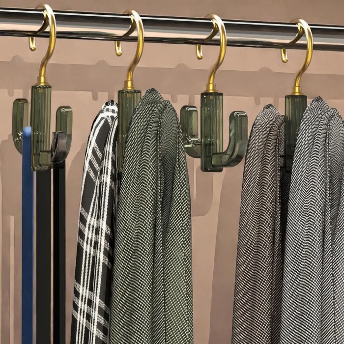 Κρεμάστρα Ρούχων Γάντζος 16x10x2cm Πράσινο XW-288-GN