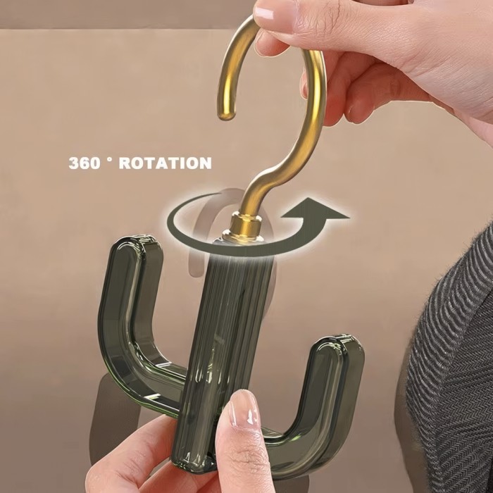 Κρεμάστρα Ρούχων Γάντζος 16x10x2cm Πράσινο XW-288-GN