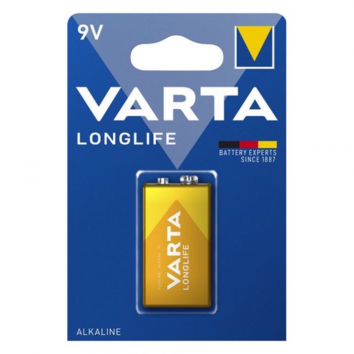 Αλκαλική Μπαταρία 9.0V 6LF22 Varta LongLife 04922