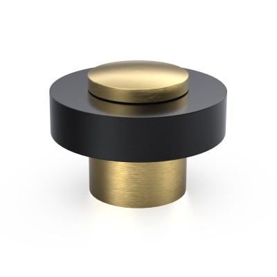 Στόπερ δαπέδου 44x32mm Ορείχαλκος Ματ Convex 1023-S02