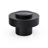 Στόπερ δαπέδου 44x32mm Μαύρο Ματ Convex 1023-S19