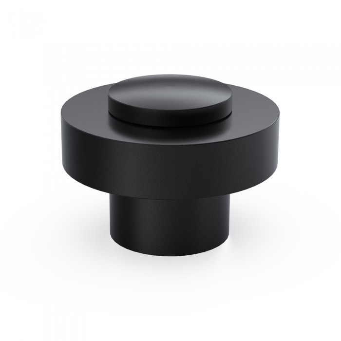 Στόπερ δαπέδου 44x32mm Μαύρο Ματ Convex 1023-S19