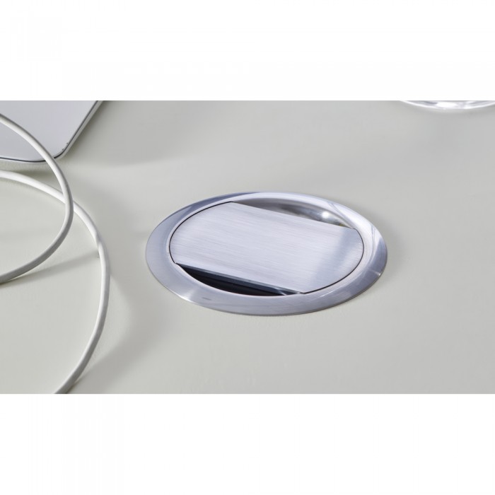 Πρίζα αναδυόμενη με 3 Sockets + 2 USB Νικελ Ματ  SFL Brick 0244-0030