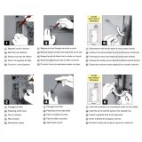 Σούστα επαναφοράς πόρτας Ύψους 75mm Μήκους 240mm και Βάρος Αντοχής 25kg Art.91 Νο1 IBFM Triumph Γαλβανιζέ 091001