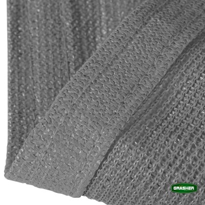 Τετράγωνο Πανί Σκίασης 3.6x3.6m 180gr/m² Γκρι GRASHER 103613